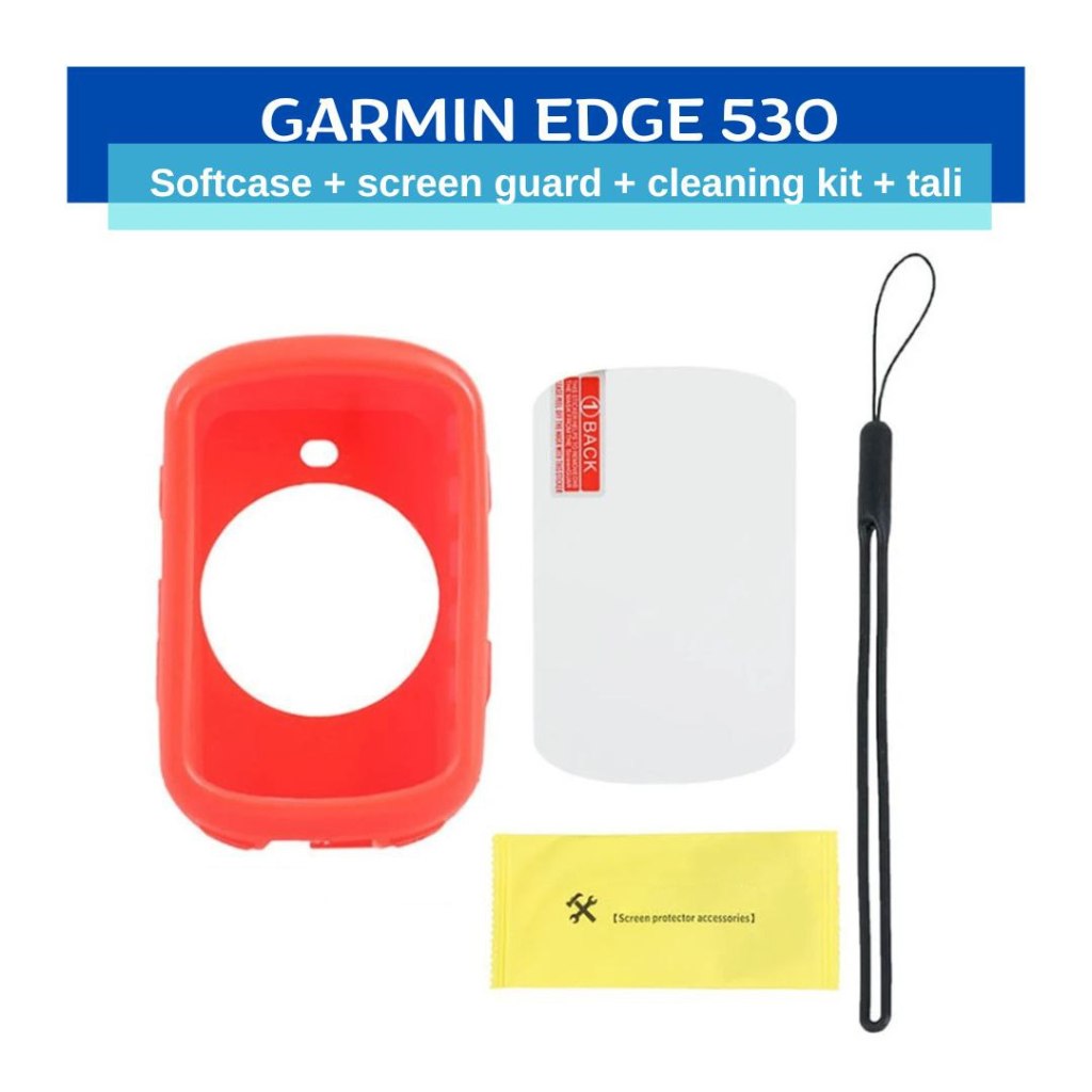 Garmin edge 530 矽膠軟殼包屏幕保護帶 Garmin edge 跌落保護
