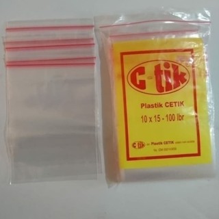 塑料袋拉鍊包裝配件零食英國 10x15 內容 100 件透明透明 Pe 材料