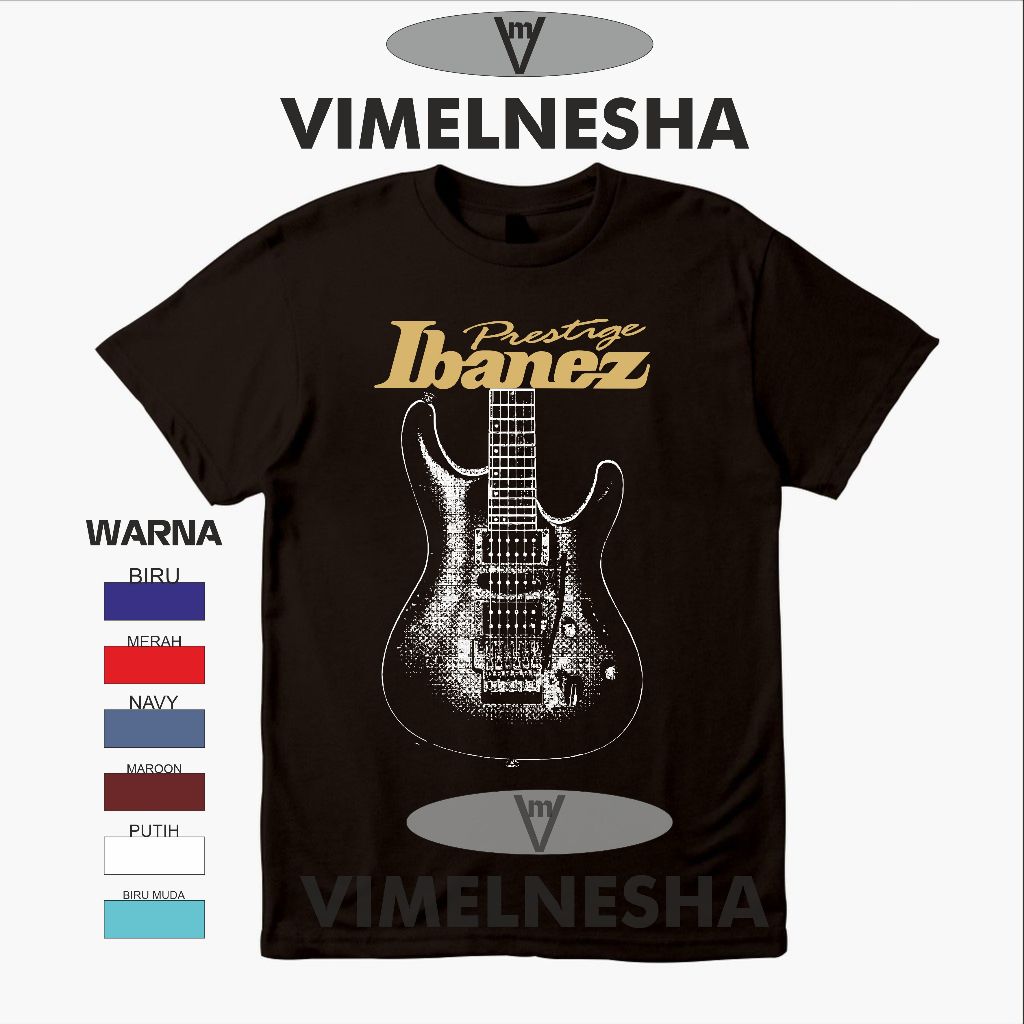 Ibanez prestige S 系列吉他音樂家音樂發行 T 恤成人和兒童