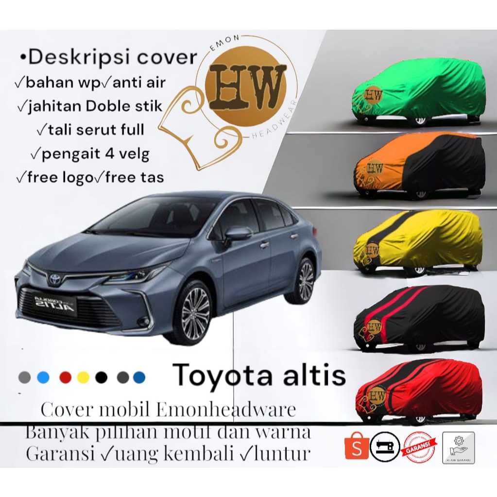 豐田 ALTIS Car COVER/ALTIS 汽車毯/韓國 WP 材料室內車衣