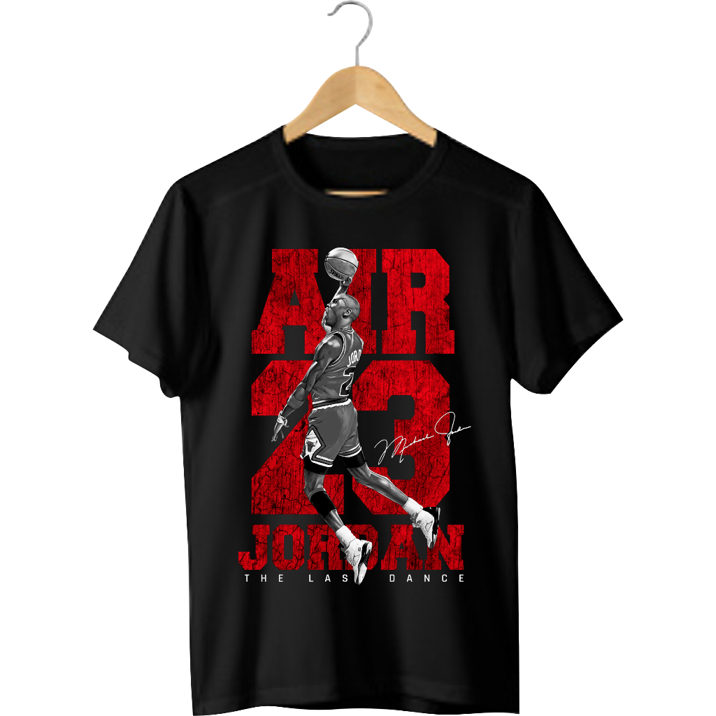 Katun Jordan air 23 棉質 T 恤 24 年代