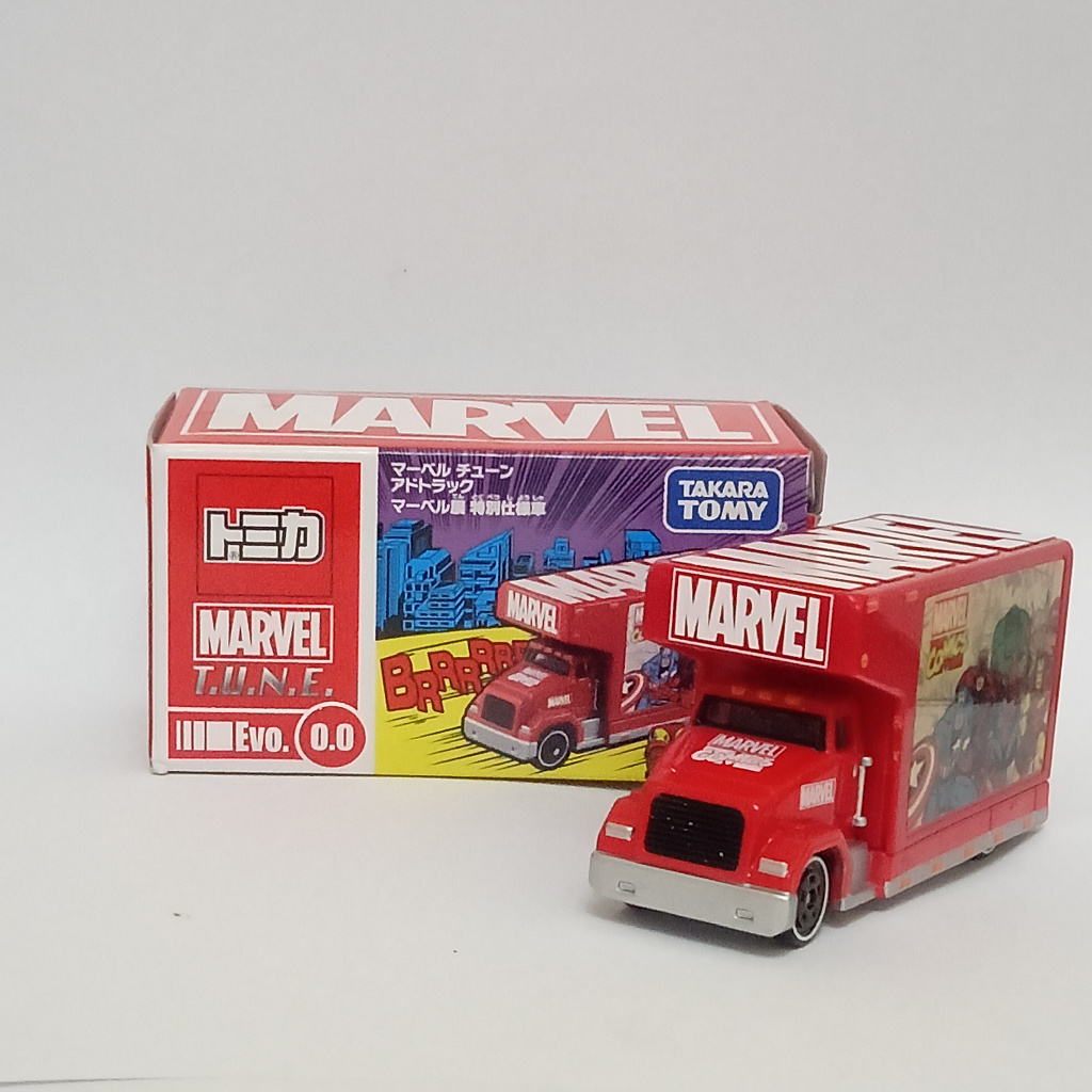 Tomica Marvel TUNE Evo 0.0 復仇者聯盟卡車 Takara Tomy 微型壓鑄汽車卡車兒童玩具