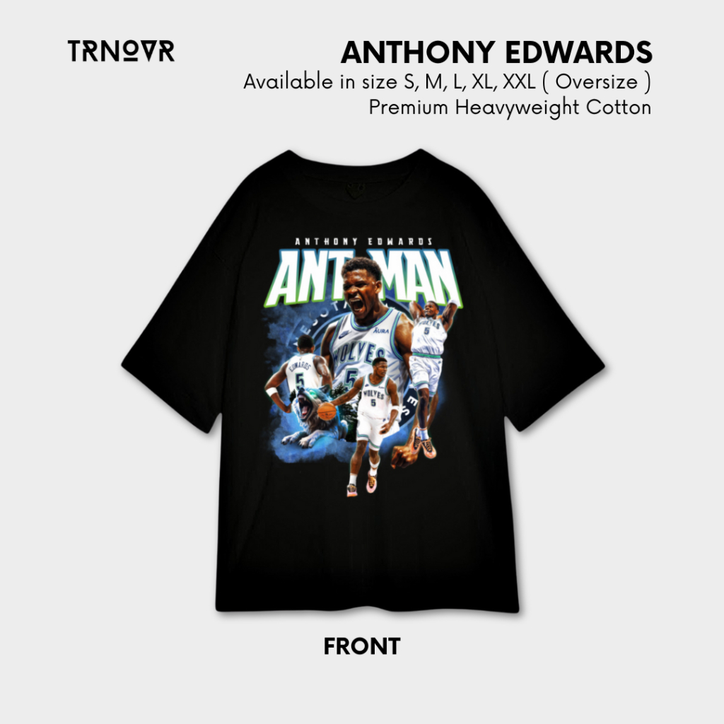 Trnovr T 恤大碼 Anthony Edwards Bootleg Antman