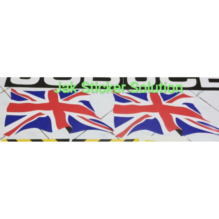 Jcb 限量版英國國旗貼紙
