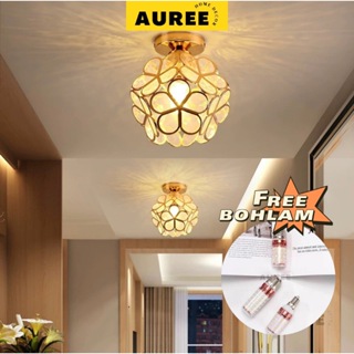 Auree 3色LED玻璃水晶吸頂燈現代簡約客廳臥室