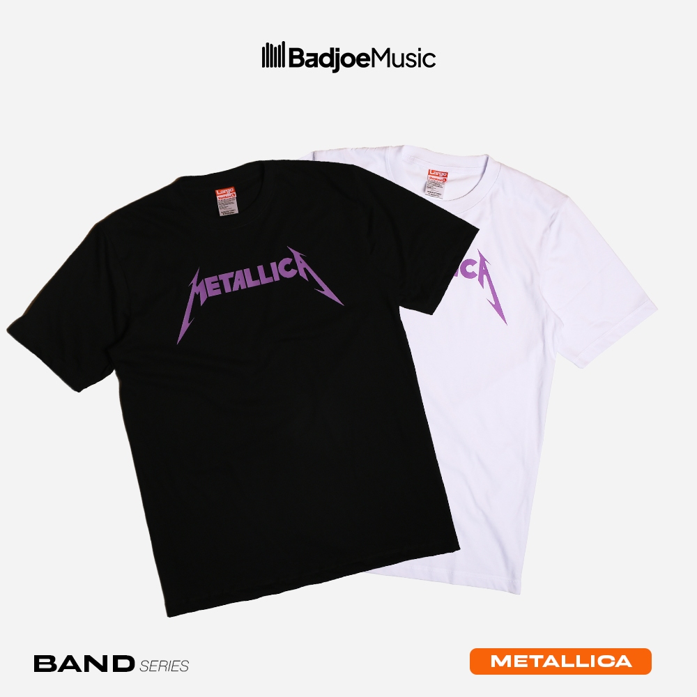 Metallica T 恤 Metallica 樂隊 T 恤 4 高級音樂襯衫 Makebadjoe 音樂