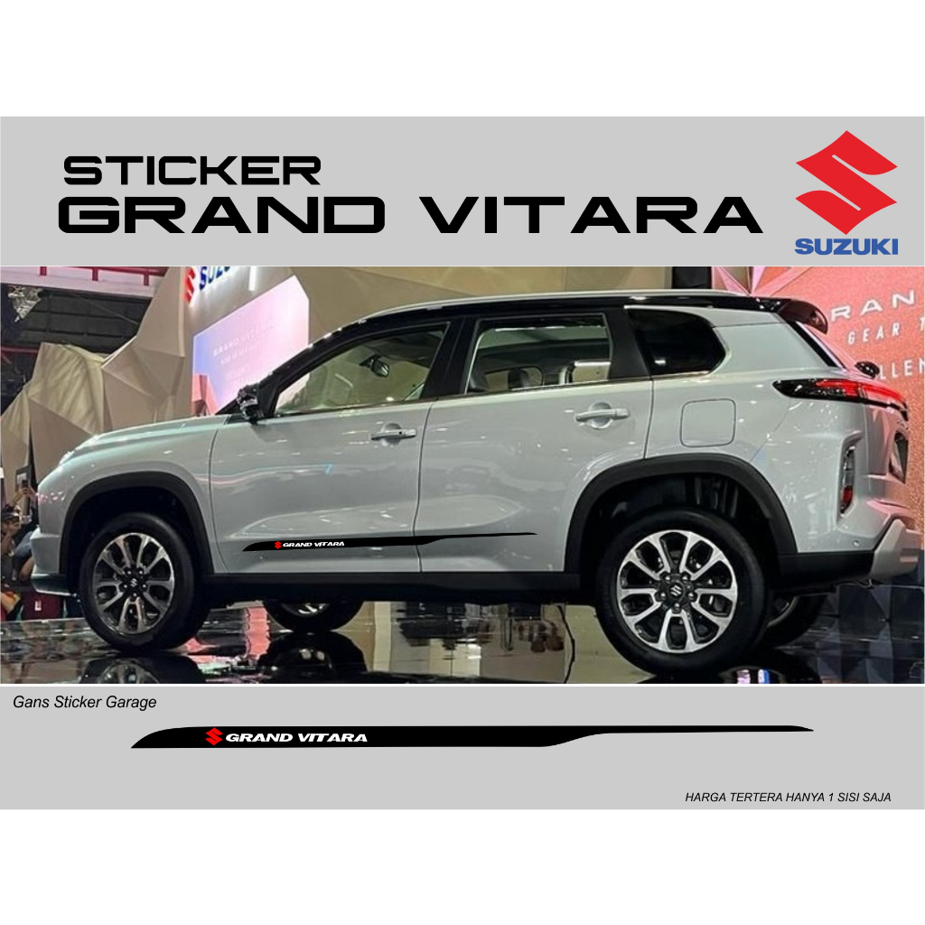 SUZUKI 貼紙鈴木 grand vitara 2023 配件 grand vitara 2023