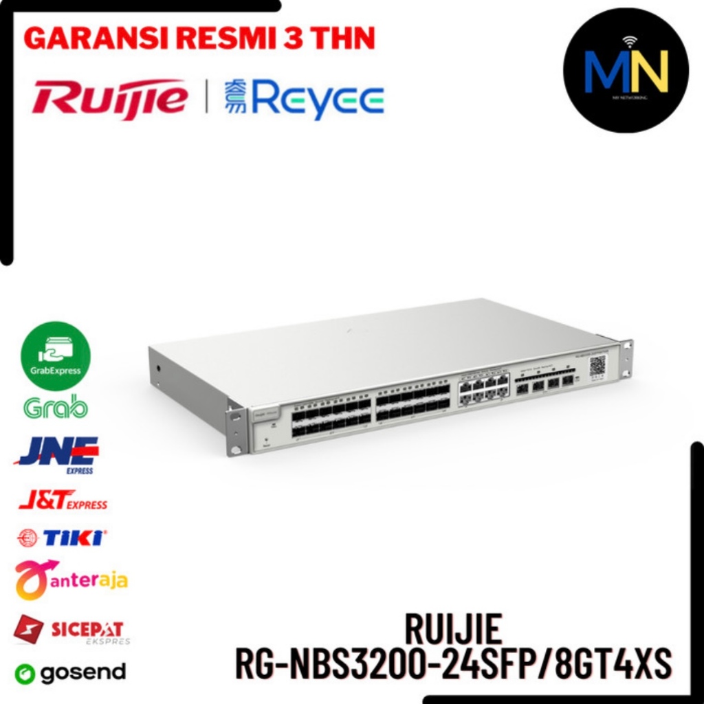 銳捷rg-nbs3200-24sfp/8gt4xs 24口SFP RJ45口網管交換機