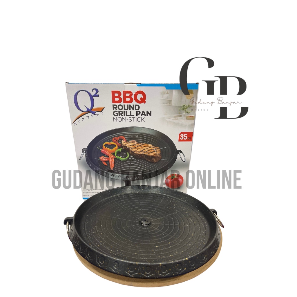 烤盤厚圓形烤架理髮店燒烤烤盤便攜式品牌 Q2 8930