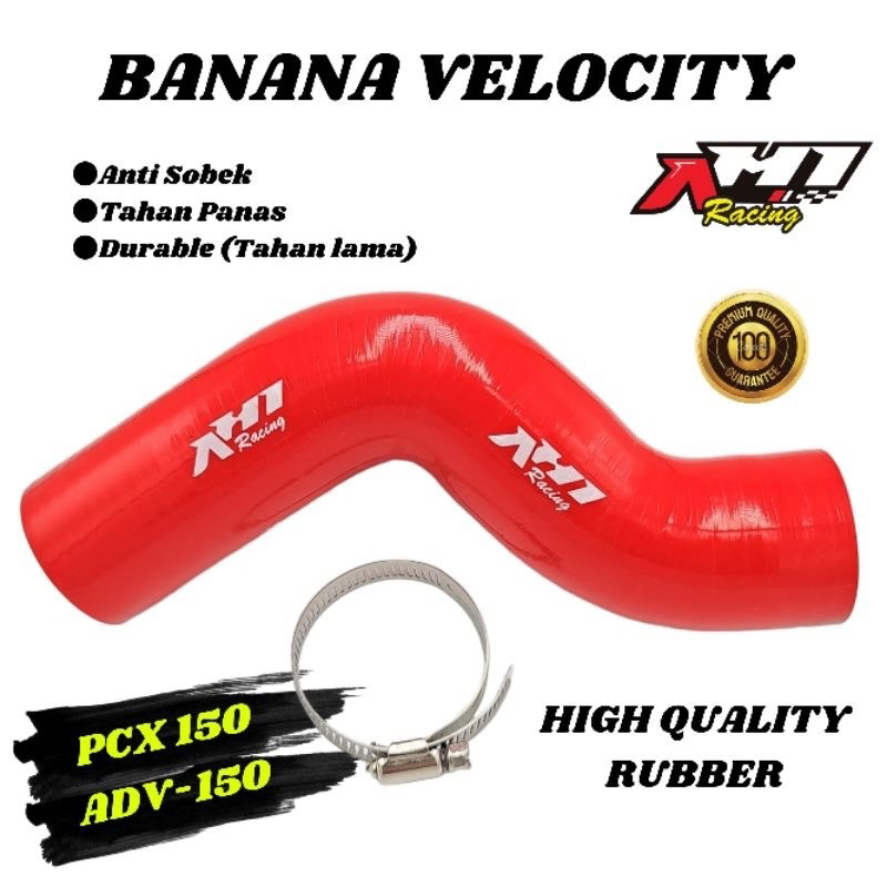 Velocity 香蕉橡膠 PCX 150 ADV 150 PCX150 ADV150 AH1 賽車用於 TB 節氣門體