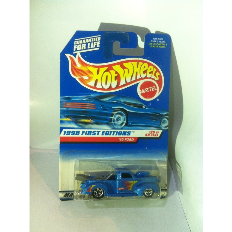 Hot Wheels 1998 年第一版 20 40 福特淺藍色 MATTEL