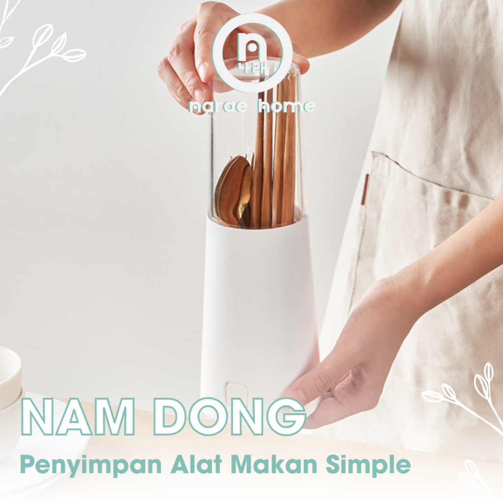 Peralatan Nam DONG 美學餐具烘乾機透明餐具收納容器極簡餐具筷子容器審美勺子收納容器簡易餐具