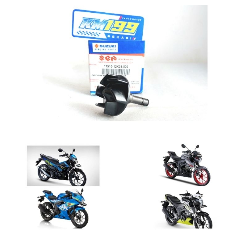 SUZUKI 風扇水泵水泵鈴木satria FU FI GSX R S強盜原裝SGP