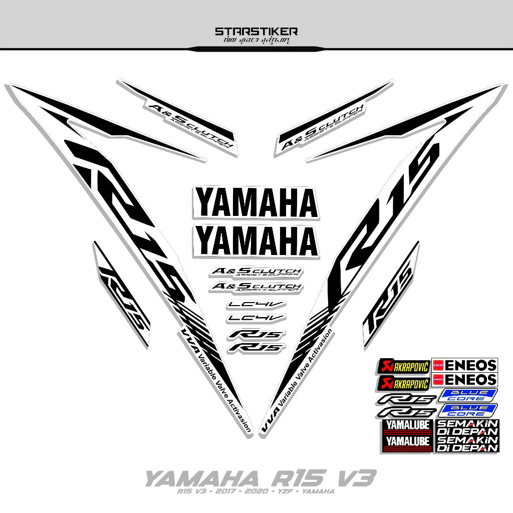 山葉 條紋 Yamaha R15 V3 Motif 4/Yzf/2017/2018/2019/2020/貼花 Yamah