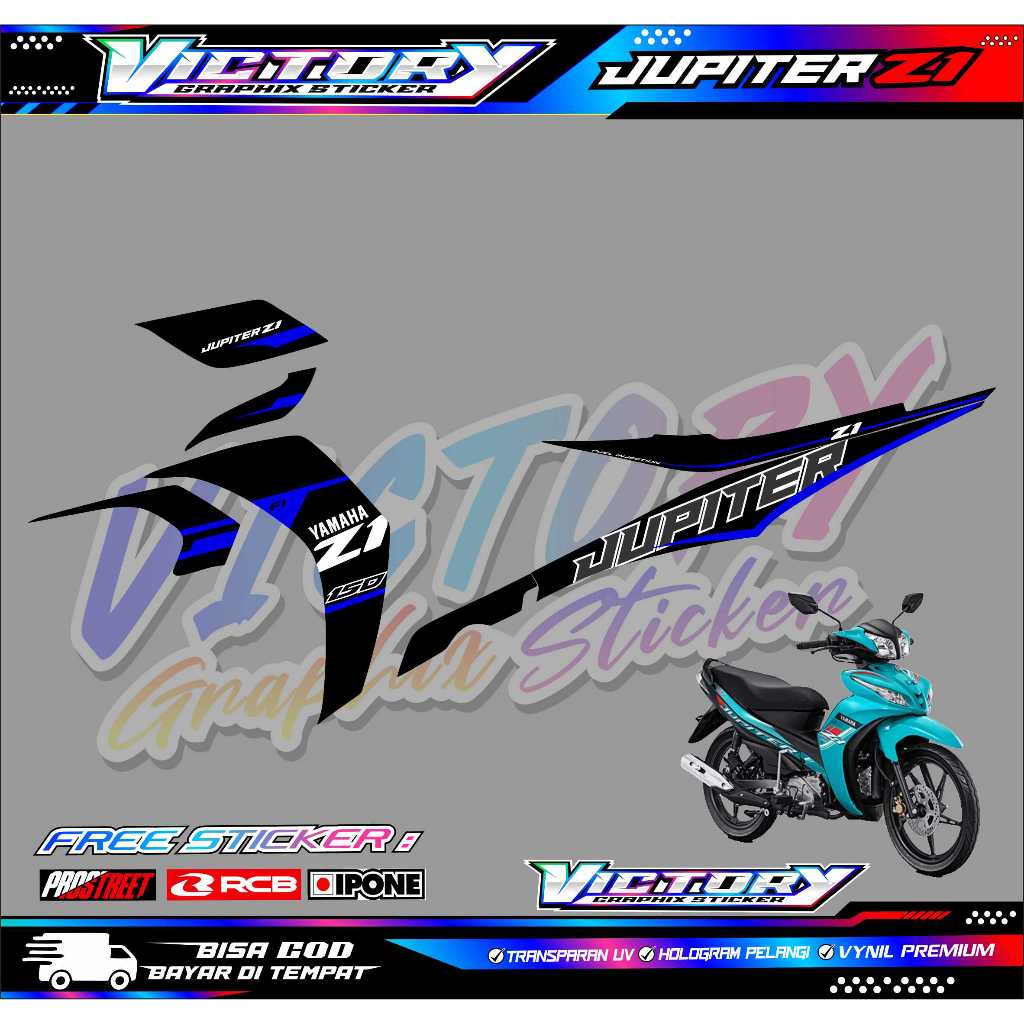 山葉 條紋變化 JUPITER Z1 貼紙清單摩托車 YAMAHA JUPITER Z1