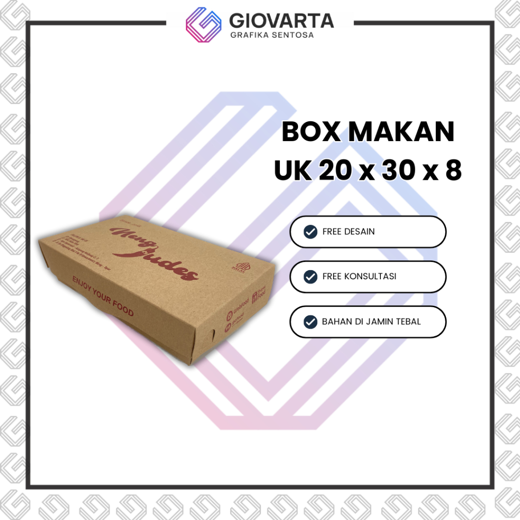 食品盒飯盒紙盒紙盒午餐定制設計尺寸 16x12x7.5