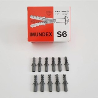 Fisher IMUNDEX S6 內容 100 件 Fiser S 6 Fisher 牆孔 6 毫米