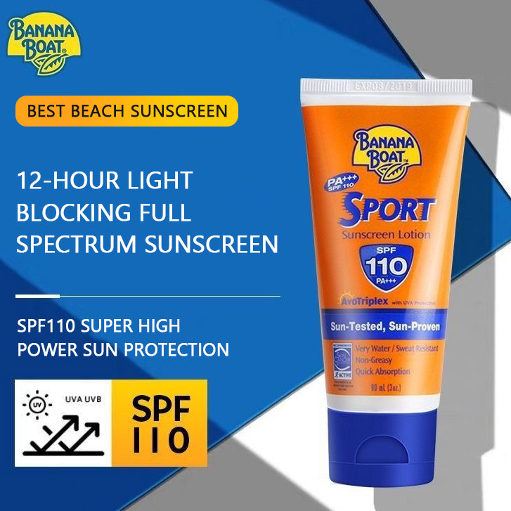 Banana Boat Sport Sunscreen SPF 110 PA 90ml 運動防曬霜/防曬霜/防曬霜身體/