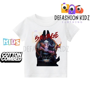 Dyroth KING SAVAGE MOBILE LEGENDS T 恤兒童 Distro 中性男孩女孩 DEFASH