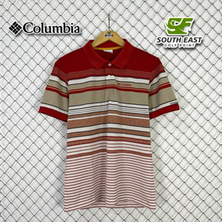 Columbia Polo 衫全條紋原創 Polo 衫 Columbia Original