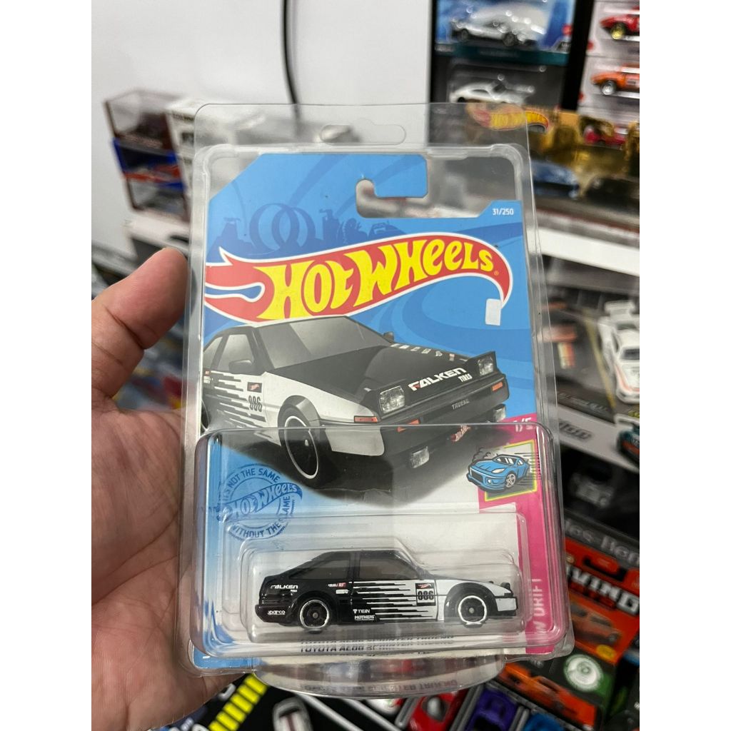 HOT WHEELS 風火輪豐田 Trueno AE86 Falken 白色