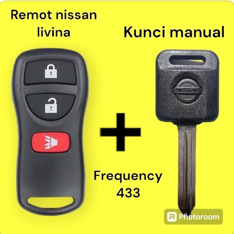 NISSAN 日產 livina 遙控器和豆腐鑰匙 2011 及以上