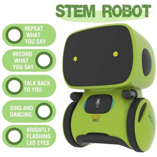 兒童玩具機器人觸摸多功能智能早教機器人玩具幼兒益智機器人玩具智能互動電動觸摸感應唱歌跳舞聲音兒童