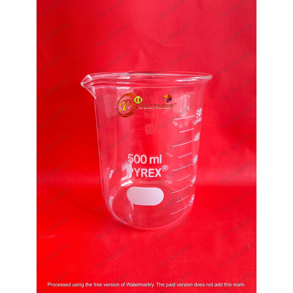 燒杯 500ml PYREX 燒杯 500ml 化學玻璃 500ml PYREX
