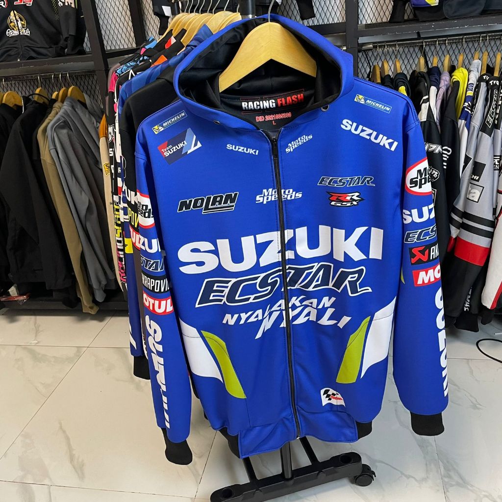 SUZUKI 賽車夾克-閃光賽車夾克-摩托車夾克-zuki 團隊夾克