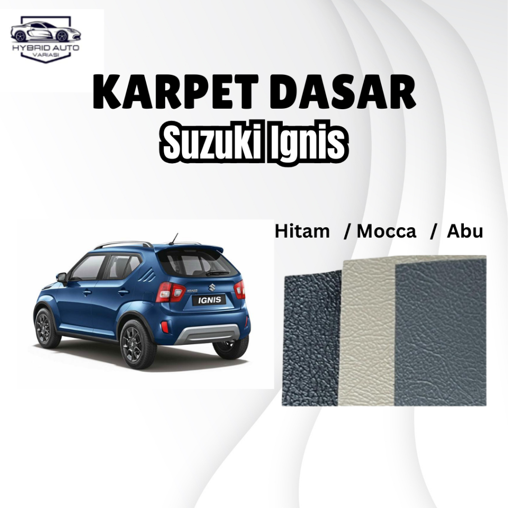 SUZUKI 鈴木 Ignis 防水地墊皮革圖案汽車地墊