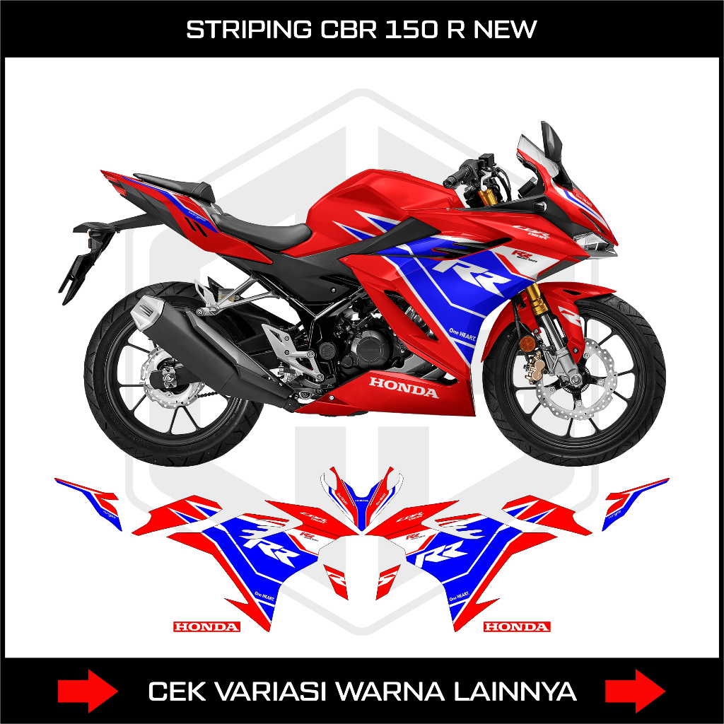 HONDA 條紋 CBR 150R 全新 K45R 貼花貼紙本田全新 CBR K45R 150 R