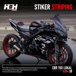 HONDA LOKAL 本田 CBR 150 本地 2014 2015 2016 條紋貼紙本地 CBR 150R 條紋
