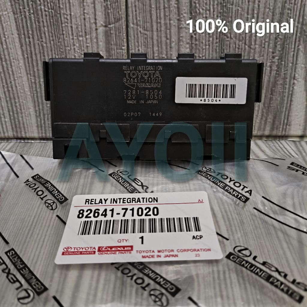 豐田 繼電器集成 No.1 Toyota Fortuner Hilux Innova Corolla 82641-710