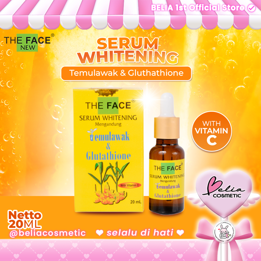 Belia THE FACE Temulawak 穀胱甘肽美白精華 20ml 面部護膚精華