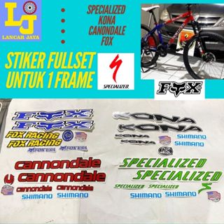 Fox MTB 自行車品牌貼紙全套 1 車架組 SPECIALIZED KONA CANNONDALE