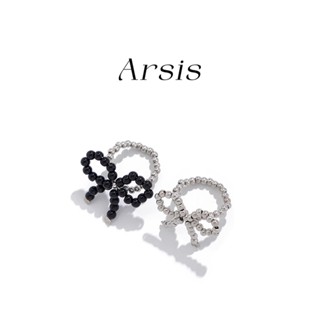 Arsis 女士蝴蝶結設計戒指韓國氣質小眾設計風格甜美風高階感