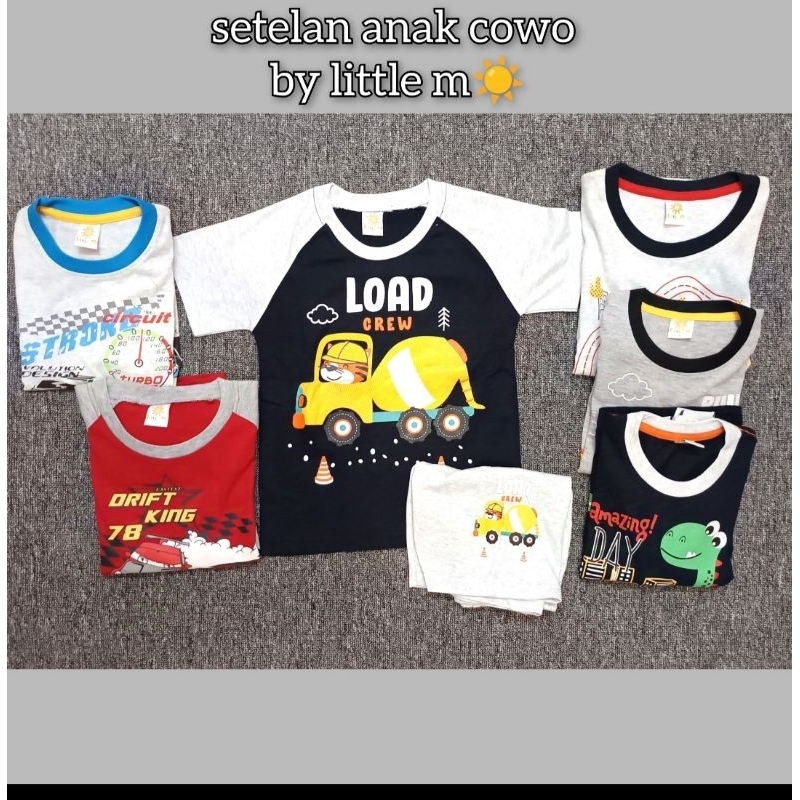 恐龍/長頸鹿角色男孩套裝