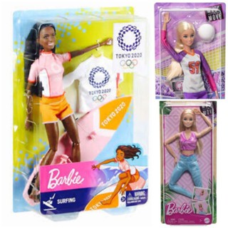 MATTEL 芭比娃娃專為移動和可擺姿勢的旋轉原美泰而設計