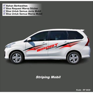 豐田 Avanza 汽車貼紙 Avanza 汽車貼紙汽車貼紙清單 Avanza 汽車條紋貼紙