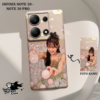 HP 定製總部照片保護套相容 Infinix Note 30 Note 30 Pro 時尚手機保護套手機殼照片軟包