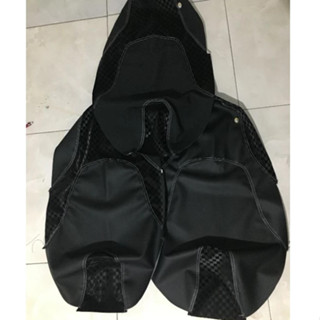 摩托車座椅真皮3縫紉基礎材料組合X碳素3D國際象棋潮流通用摩托車beat mio suprax125等bebec