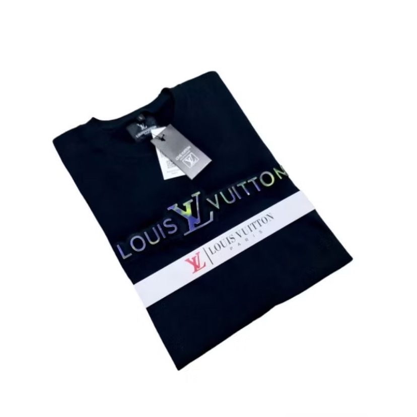 男式女式 Distro LV 壓花 4D 短袖 T 恤尺寸 M L XL