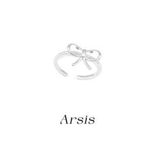 Arsis 女士蝴蝶結設計戒指高階設計輕奢小眾設計風格