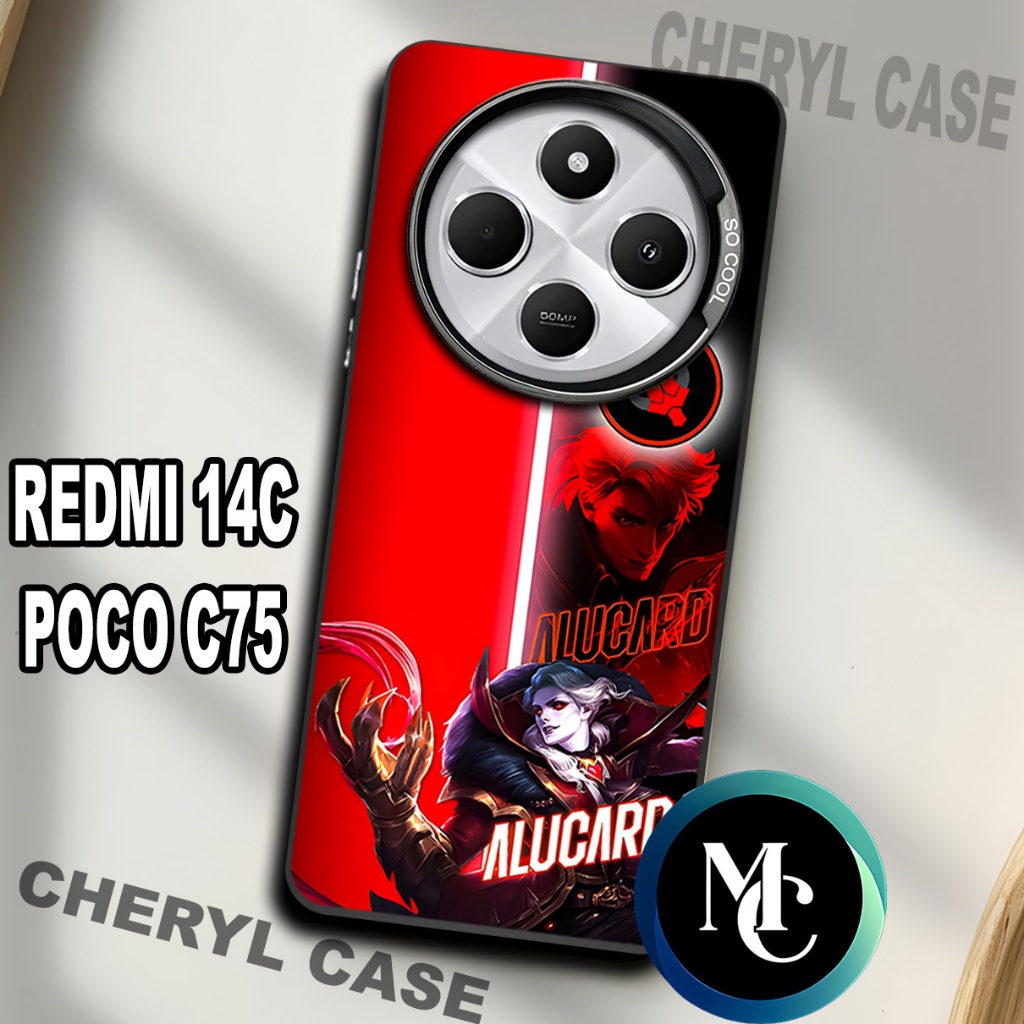 CC31 手機殼 REDMI 14C 和 POCO C75/121 圖案/外殼 POCO C75/外殼 POCO C75