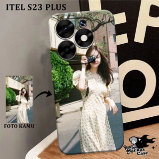 HP 定製總部照片保護套相容 ITEL S23 PLUS 時尚手機保護套手機殼照片軟包