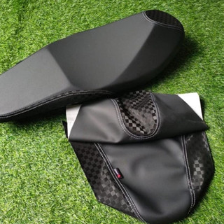 Mbtech 3D 國際象棋摩托車座椅皮革 Vario 125/150 Beat Scoopy Genio Mio 運動