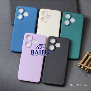 Redmi 13X Redmi 13 4G 軟包 Macaron 方形保護殼方形邊緣保護殼 Redmi 13X Redm