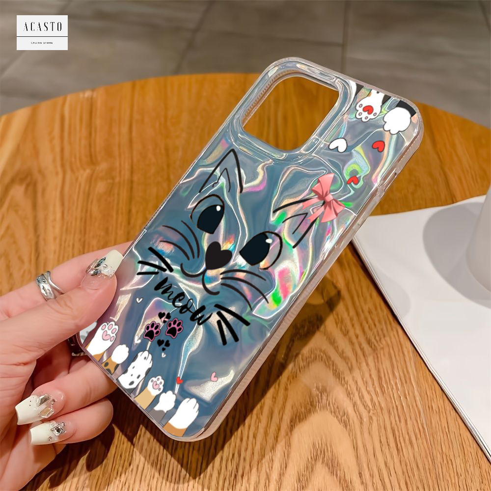 AC196 軟殼水全息圖適用於 Oppo A3X A3 A5 PRO A1k A3s A5s A7 A11K A12 F