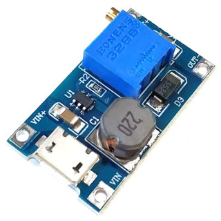升壓轉換器2v-24v轉5v-28v 2A DC DC升壓MT3608 Micro USB電源模組同步開關穩壓器DIY無
