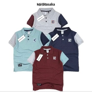 COMBI 1-12歲男童立領t恤搭配短袖